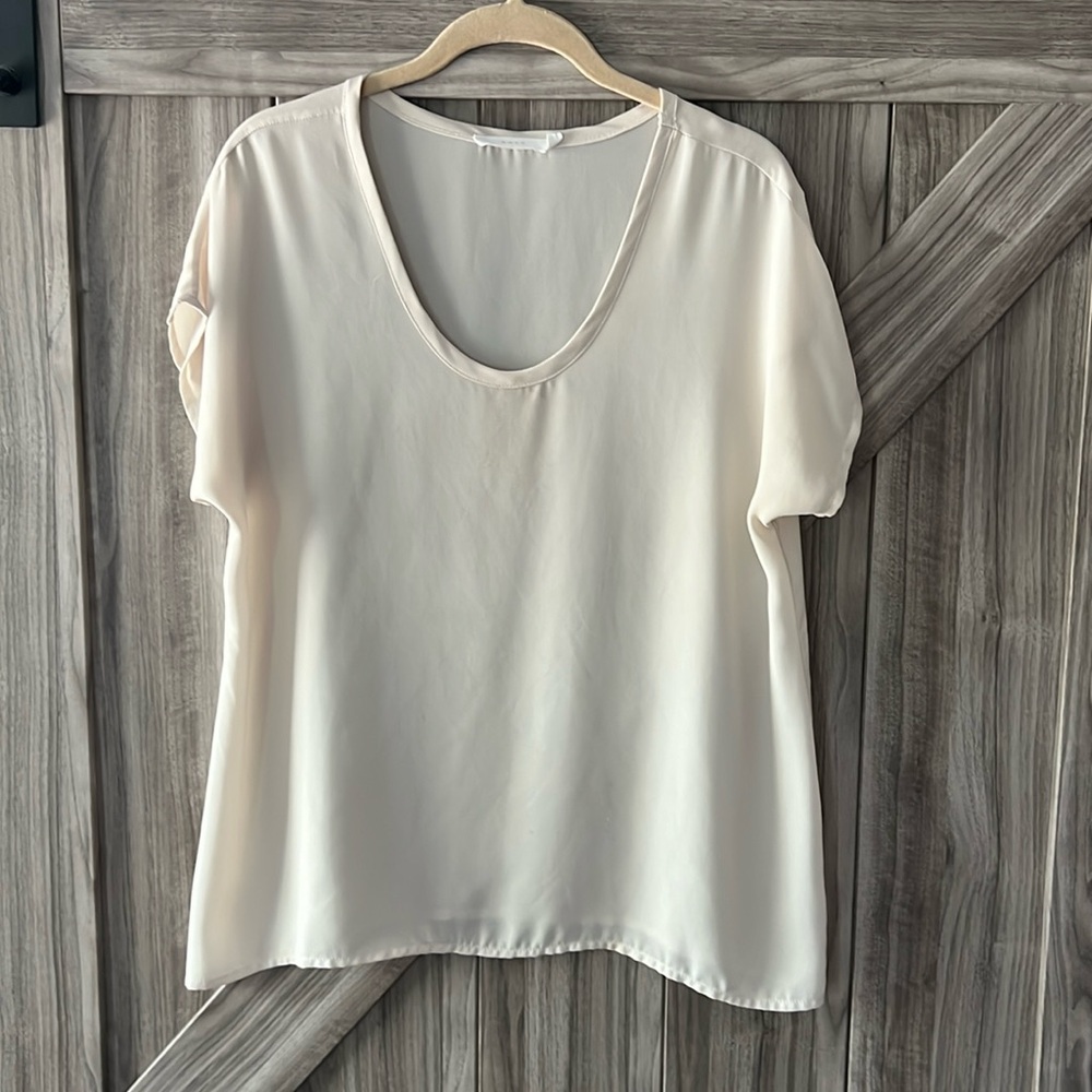 Small, Lush brand, cream colored shirt
